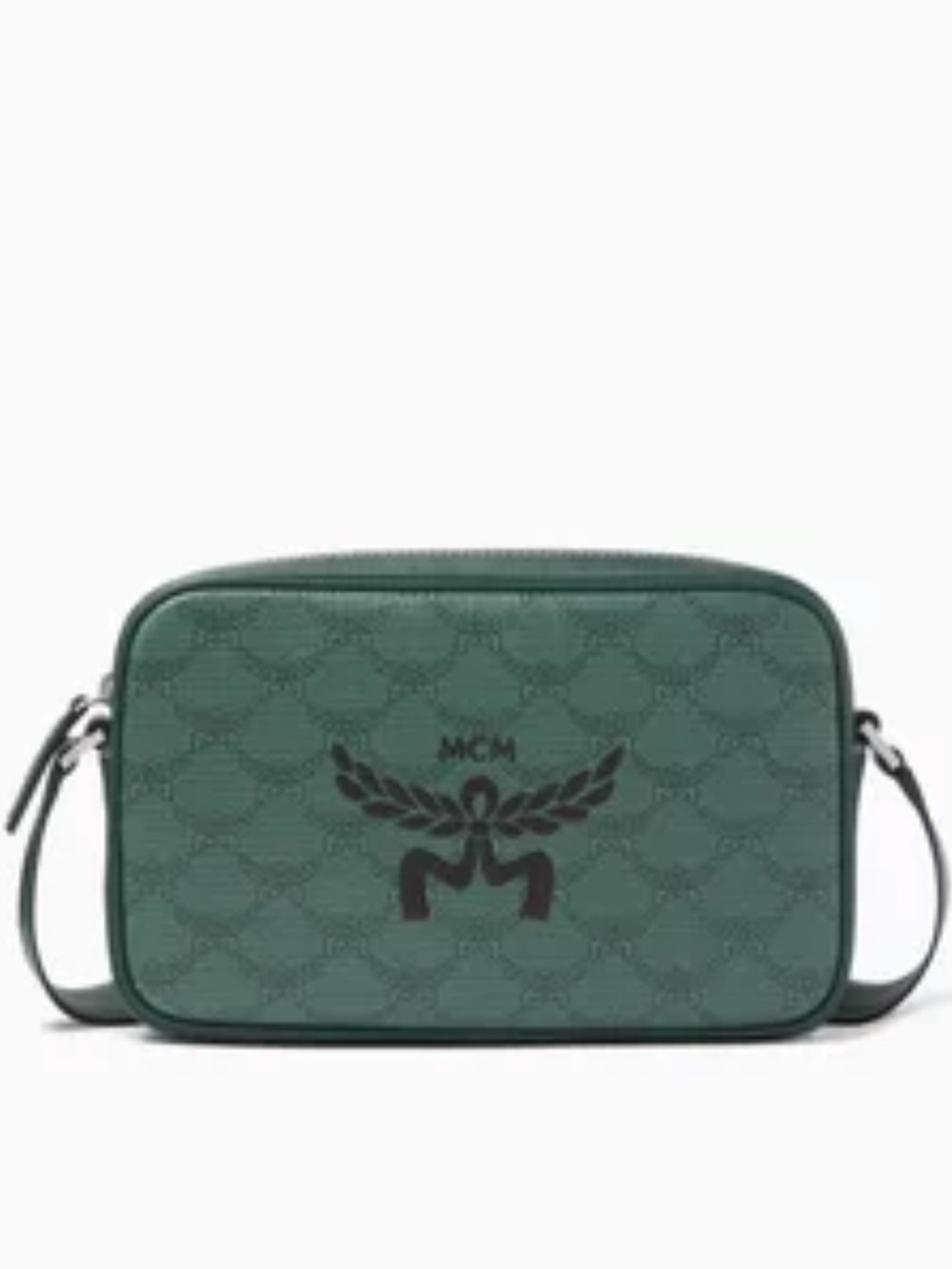 MCM Himmel Lauretos Dark Green Belt Bag